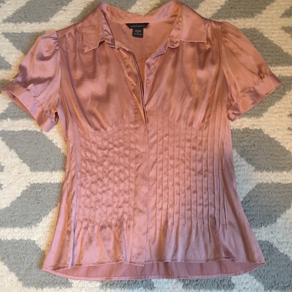 Moda International silk blouse